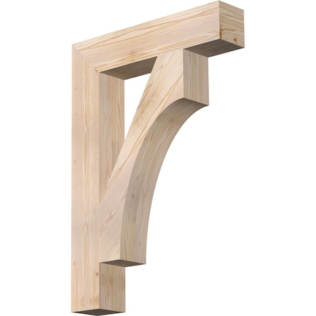 Ekena Millwork Westlake Block Smooth Bracket, Douglas Fir, 5 1/2"W x 28"D x 40"H BKT06X28X40WTL05SDF